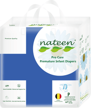 Load image into Gallery viewer, baby wipes nateen premium diapers biodegradable sustainable ecoliving ecofriendly toronto vancouver montreal size premature
